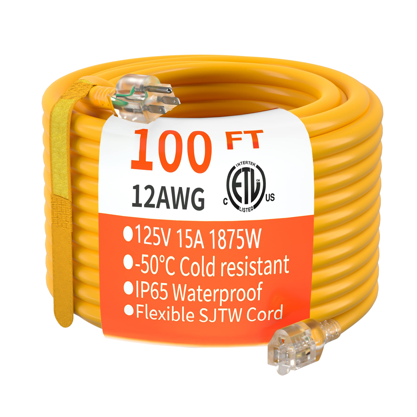 HUANCHAIN 100-FOOT 12/3 ELECTRICAL EXTENSION CORD