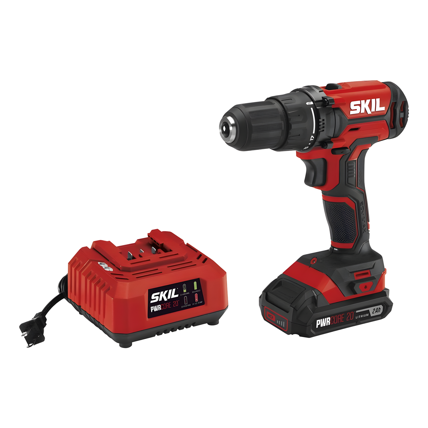 SKIL TALADRO ATORNILLADOR INALÁMBRICO DE 20V DE 1/2 PULGADA (DL527502)