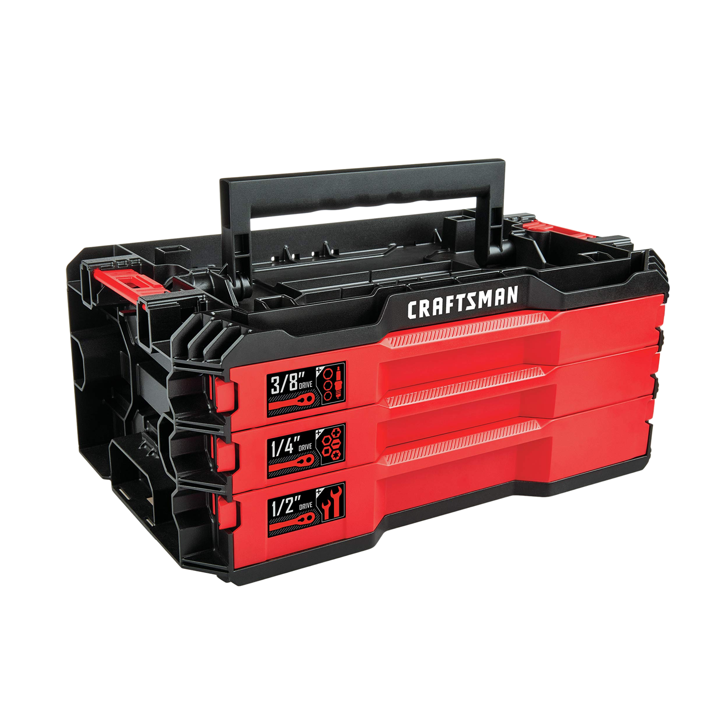 KIT DE HERRAMIENTAS MECÁNICAS CRAFTSMAN CON CAJA DE 3 CAJONES, 230 PIEZAS