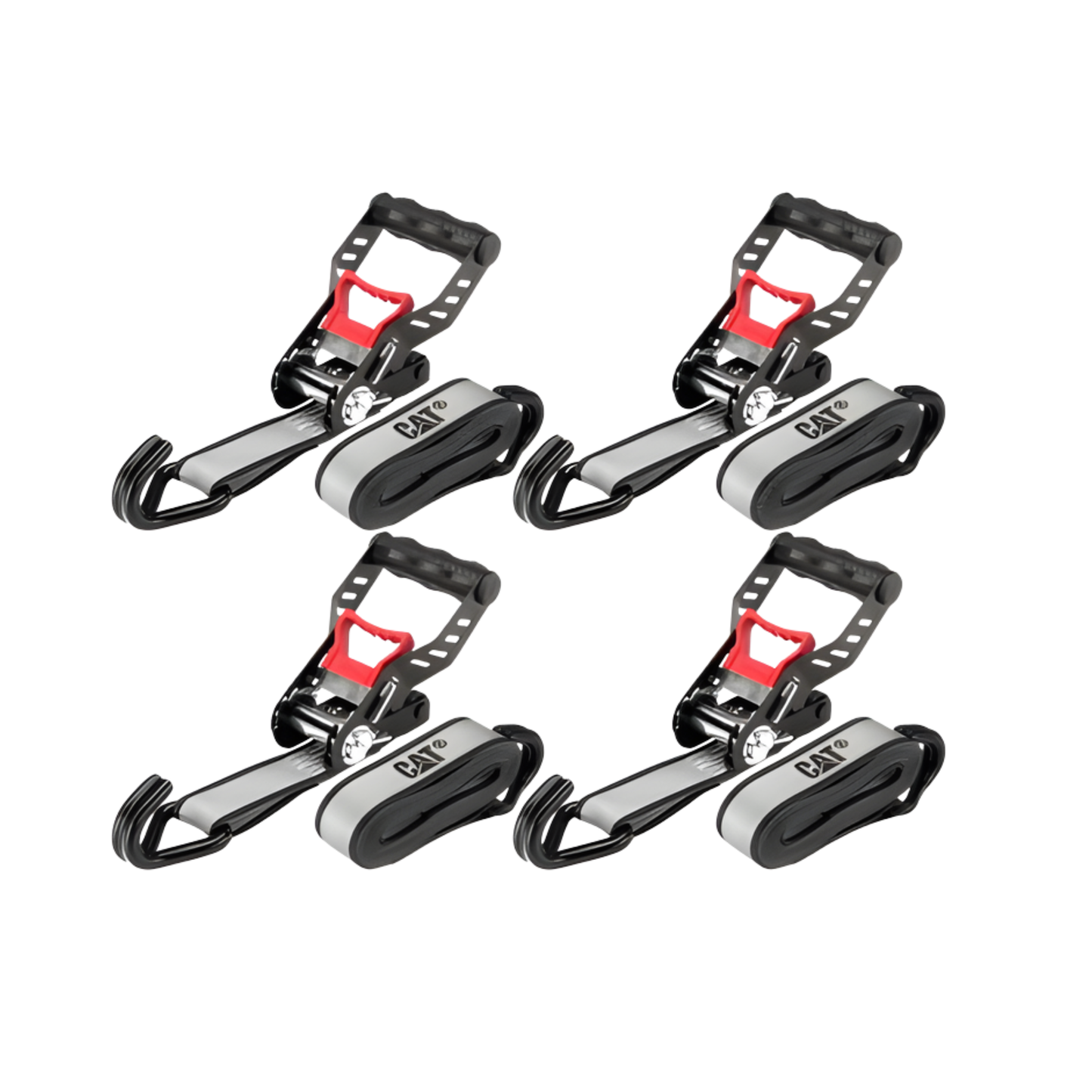 JUEGO DE AMARRES CON TRINQUETE CAT, 4 PIEZAS