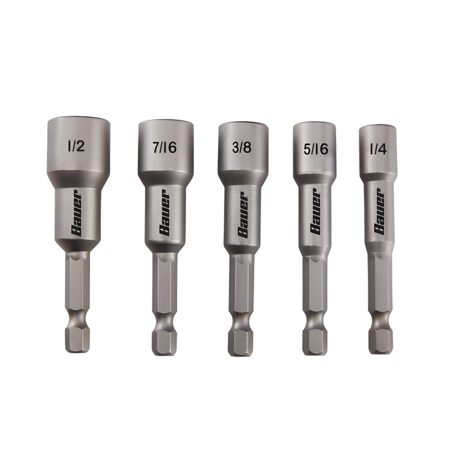 BAUER 5-Piece SAE Magnetic Impact Socket Set