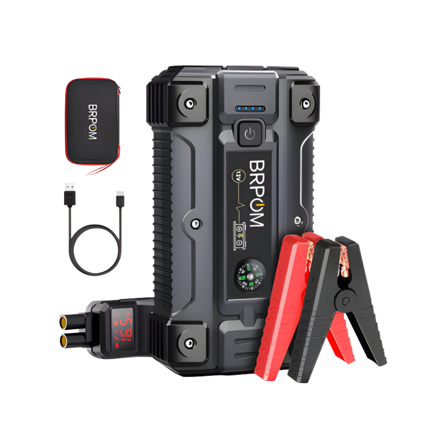 BRPOM Car Battery Jump Starter, 6000A