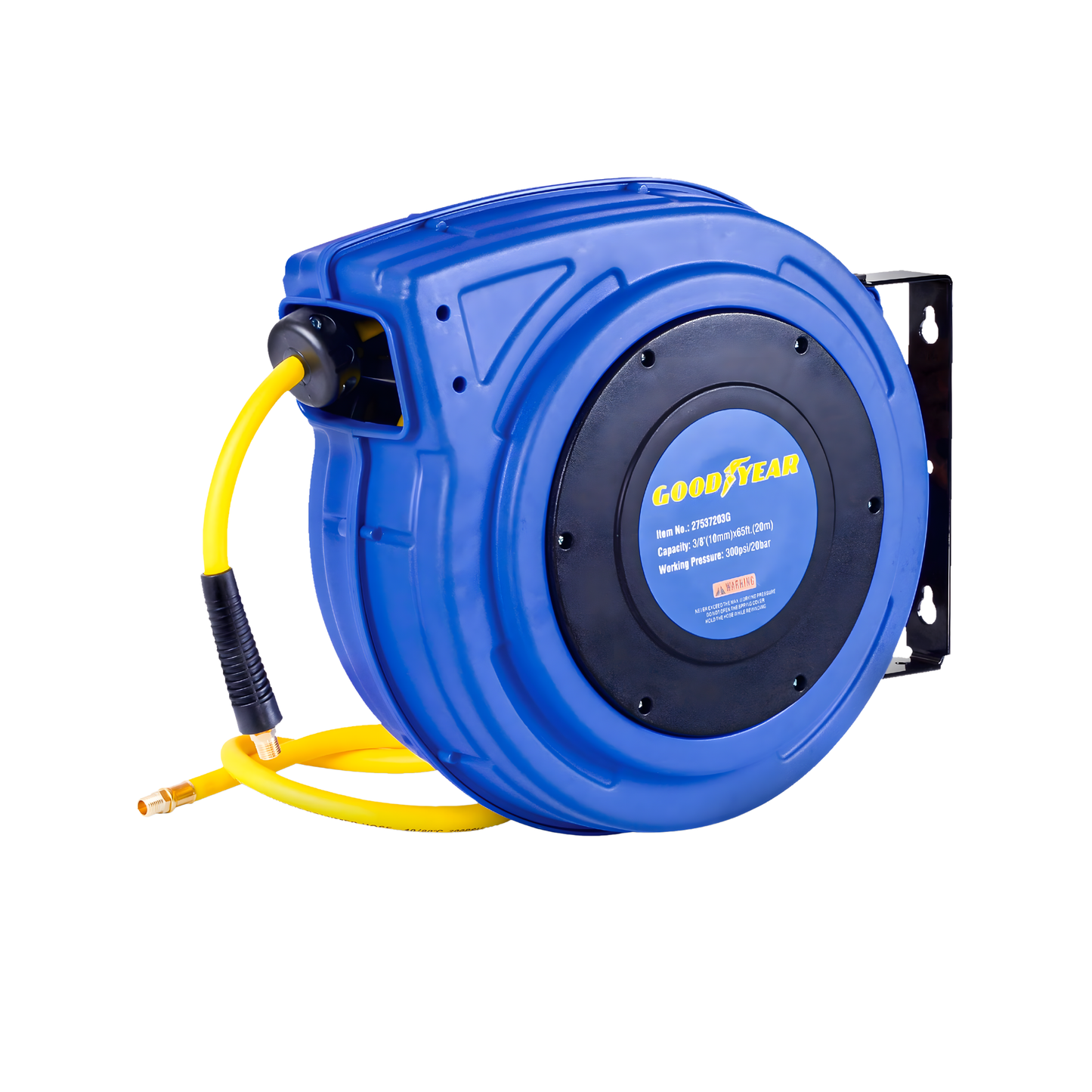 GOODYEAR 3/8 INCH X 50 FOOT RETRACTABLE AIR HOSE REEL