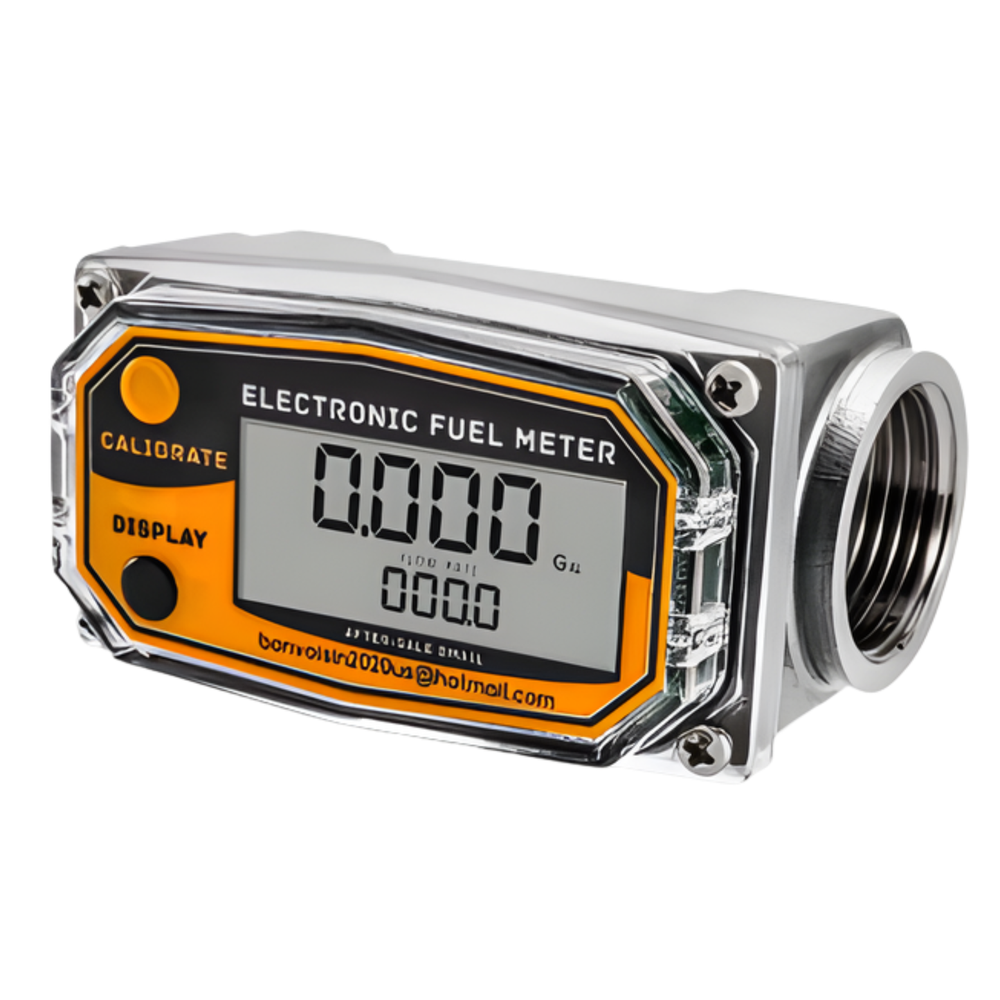 BONVOISIN TURBINE FLOW METER 1-INCH FNPT ±1% ACCURACY LCD DISPLAY