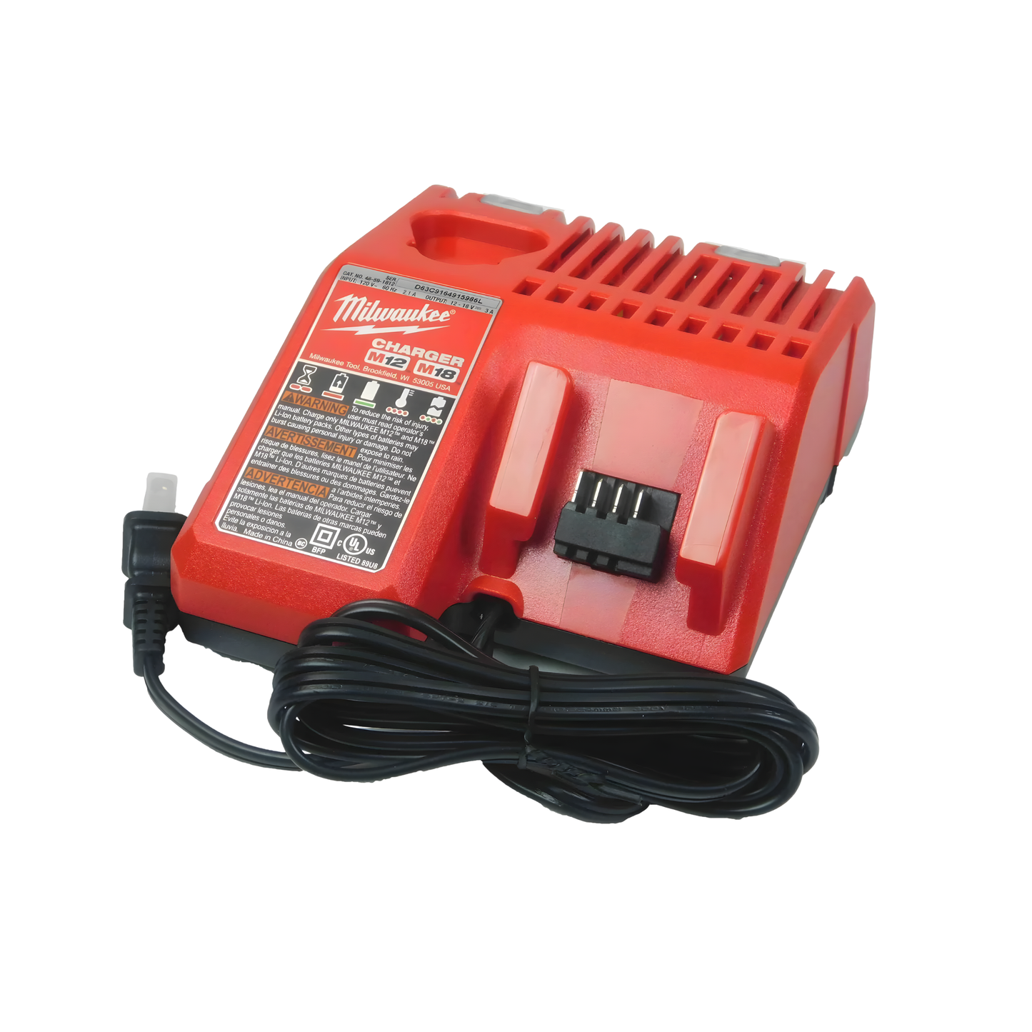 MILWAUKEE 48-59-1812 M12/M18 MULTI-VOLTAGE CHARGER