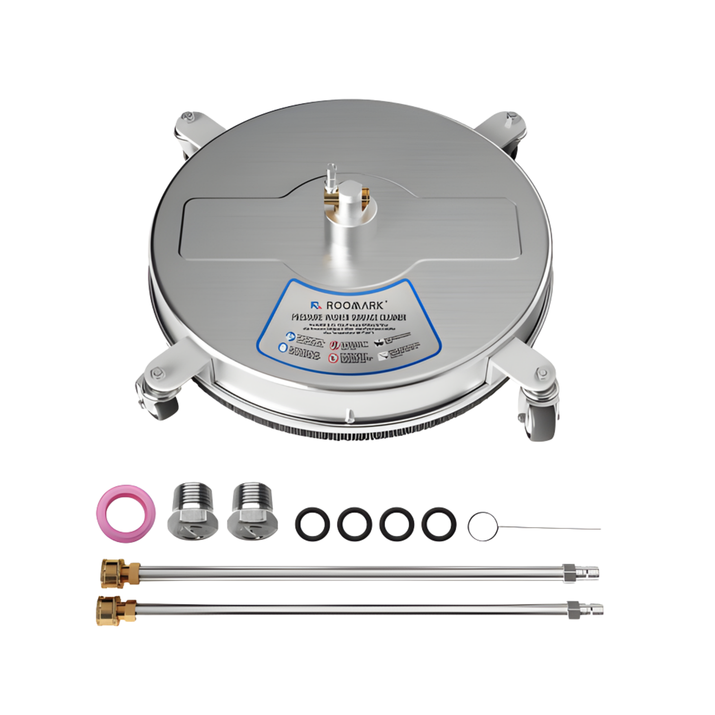 16.5" STAINLESS STEEL SURFACE CLEANER, 4000 PSI