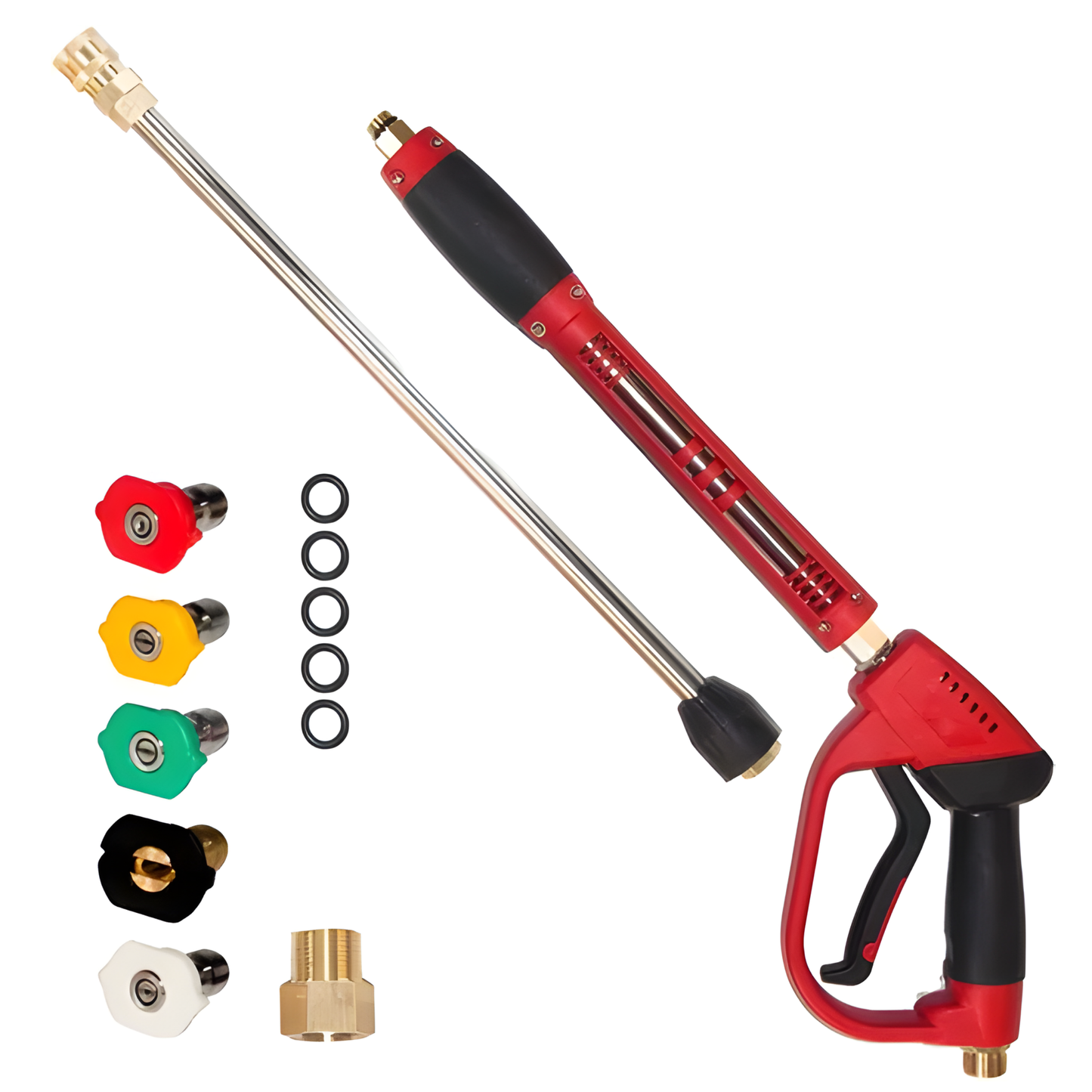 PISTOLA CON VARILLA DE EXTENSIÓN HOURLEEY, 5000 PSI