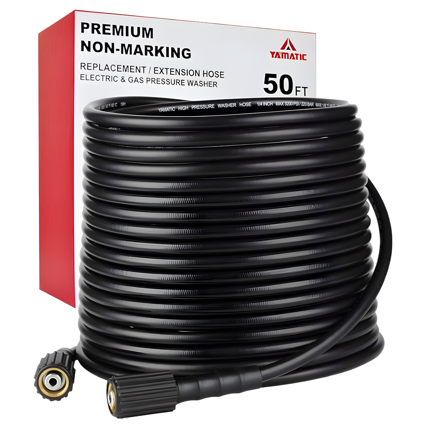 50 FT X 1/4 INCH YAMATIC HOSE, 3200 PSI