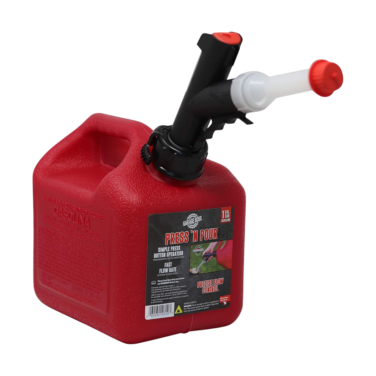 BRIGGS & STRATTON, GARAGE BOSS GAS CAN GB310, 1 GALLON