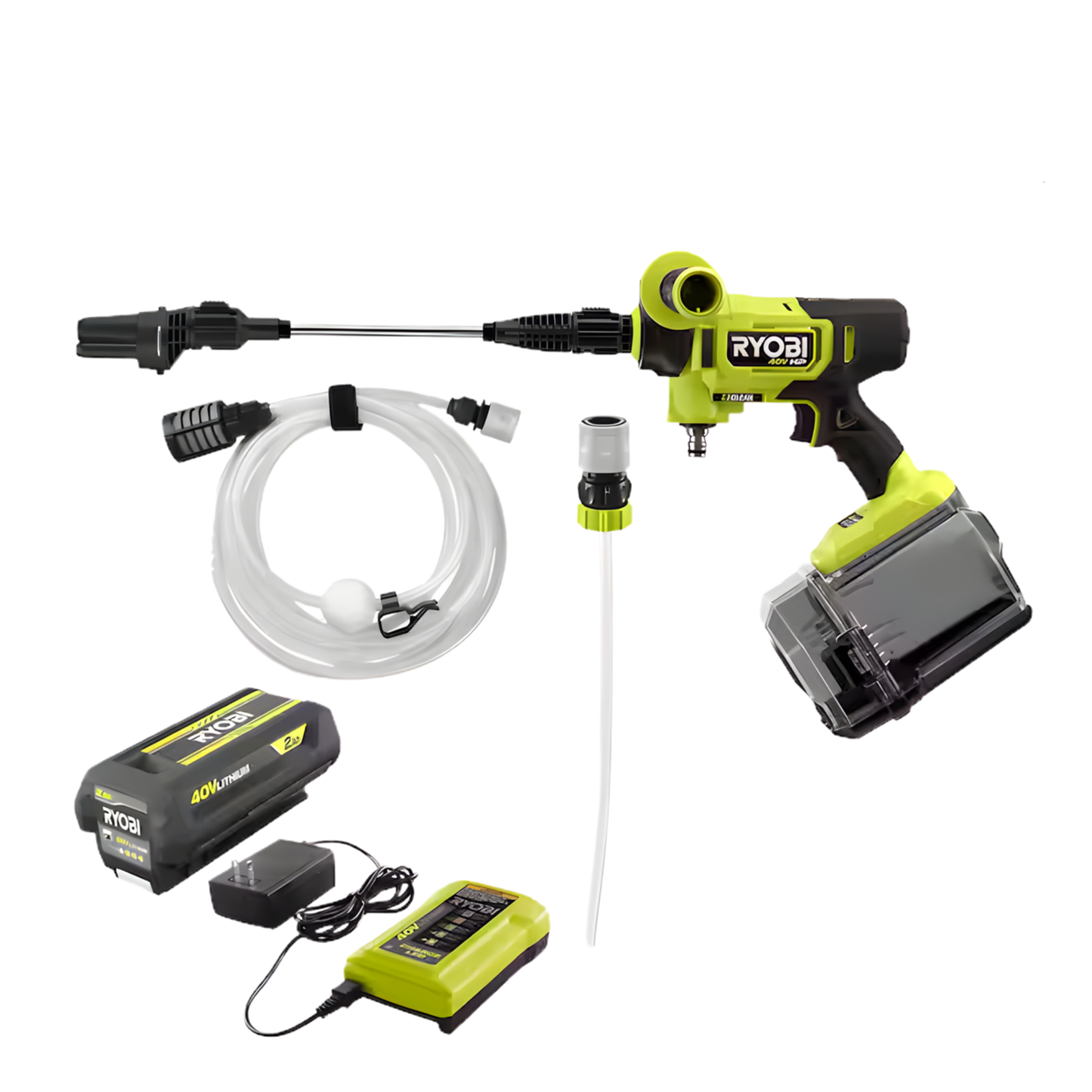 RYOBI CORDLESS RY124050, 40 VOLT, 600 PSI