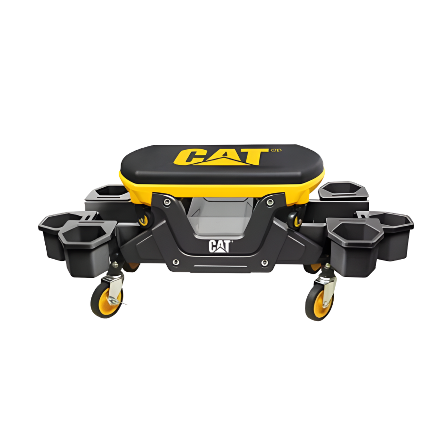 ASIENTO UTILITARIO RODANTE CAT CON PLATAFORMA PARA SENTARSE DESMONTABLE