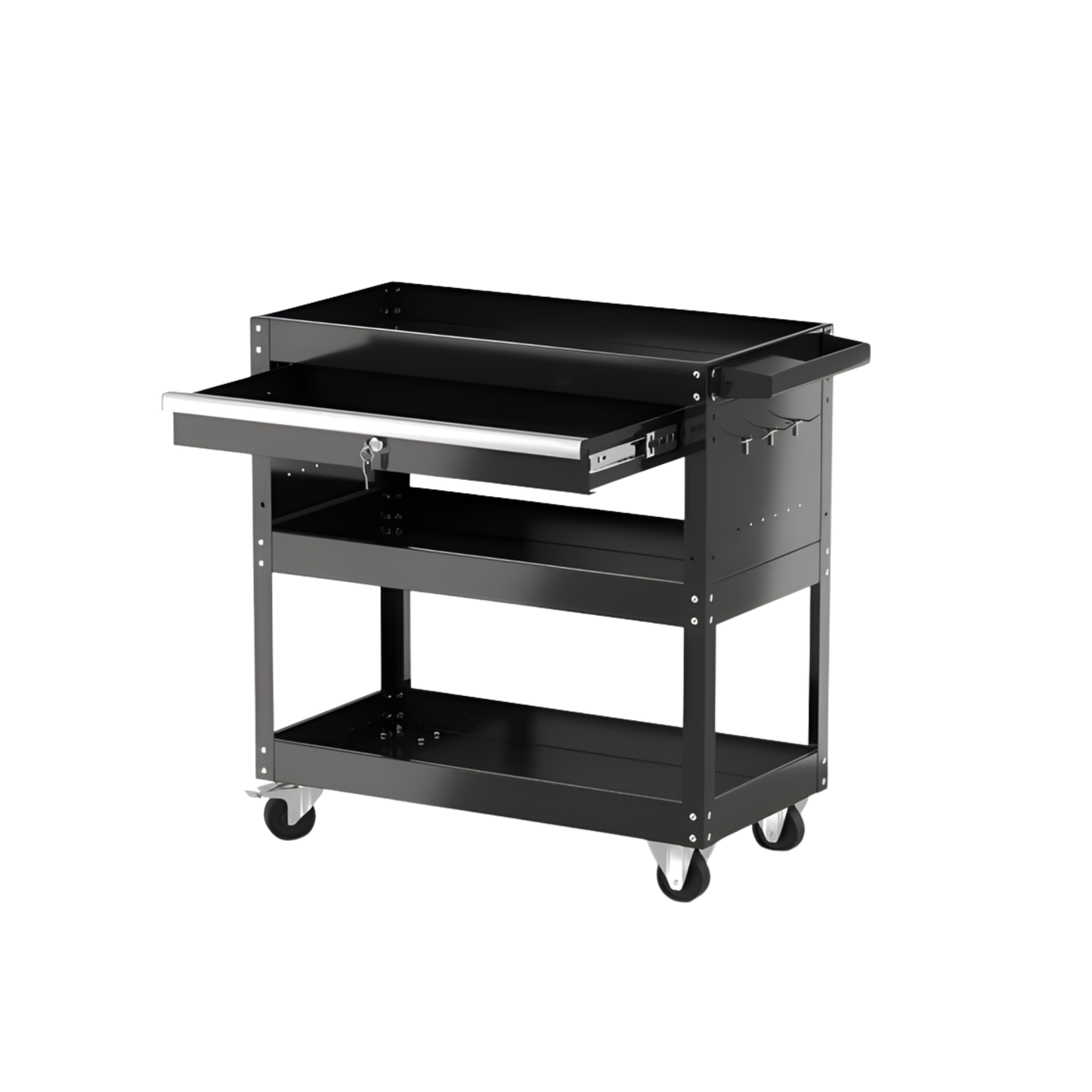 29-INCH 2-DRAWER TOOL TROLLEY