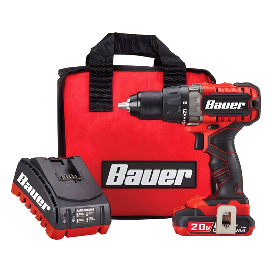 BAUER 20-VOLT CORDLESS DRILL/DRIVER