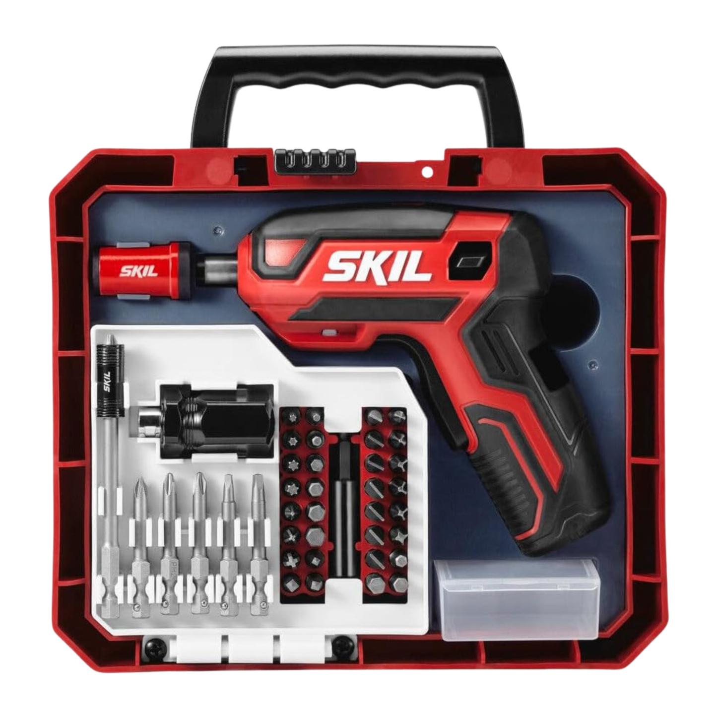 SKIL 4-VOLT CORDLESS SCREWDRIVER KIT, 42-PIECE