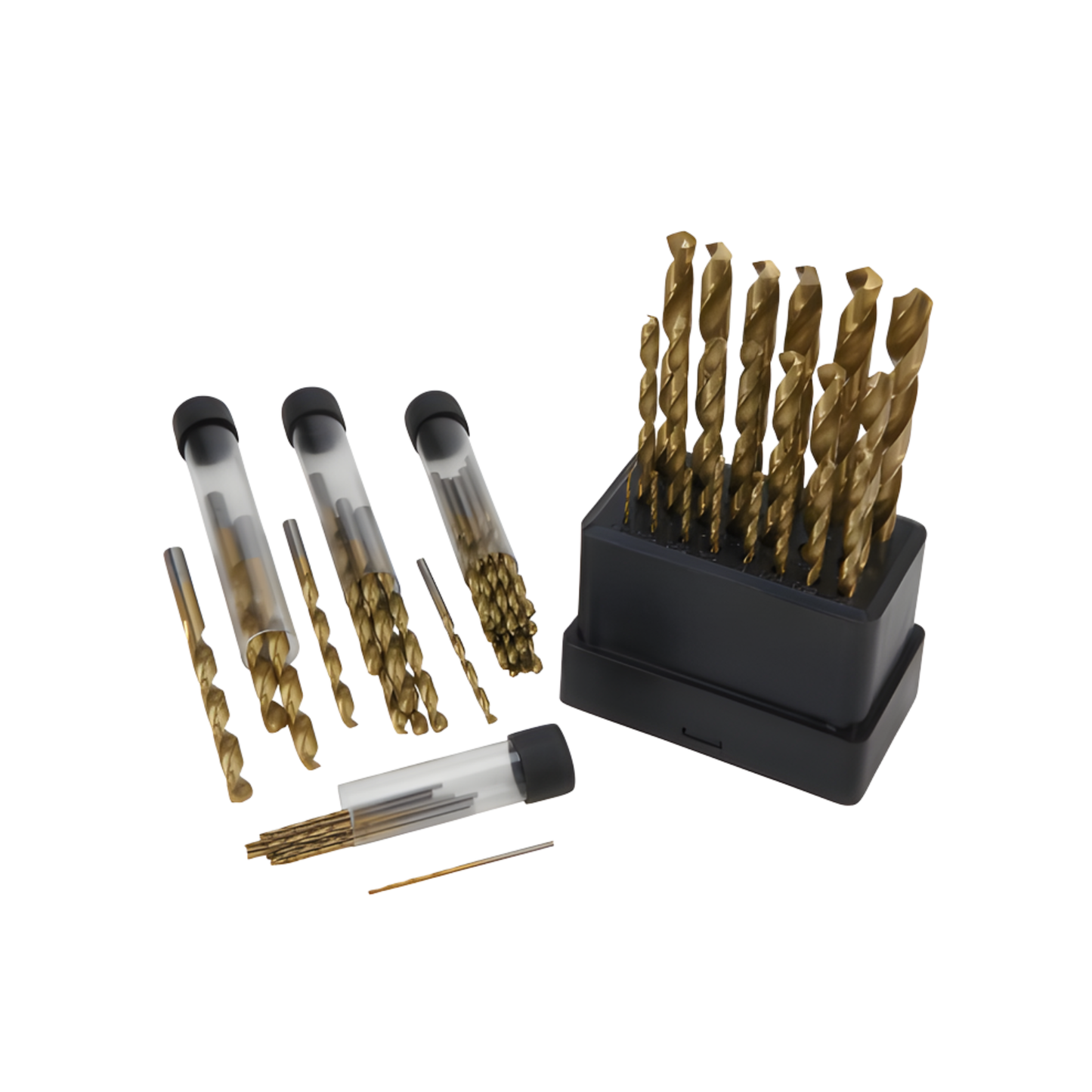 IRONTON 63-PIECE TITANIUM DRILL BIT SET