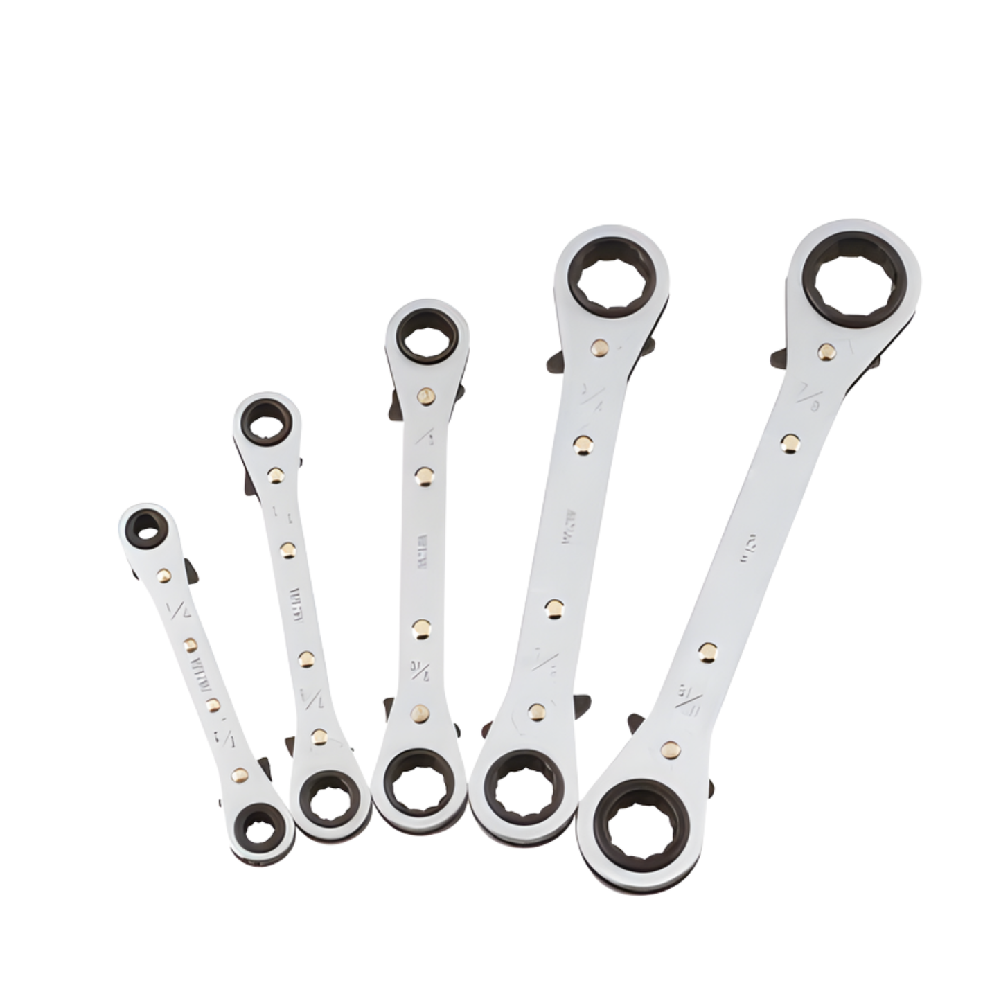 JUEGO DE LLAVES HEXAGONALES DE RATCHET IRONTON — 5 PIEZAS, SAE