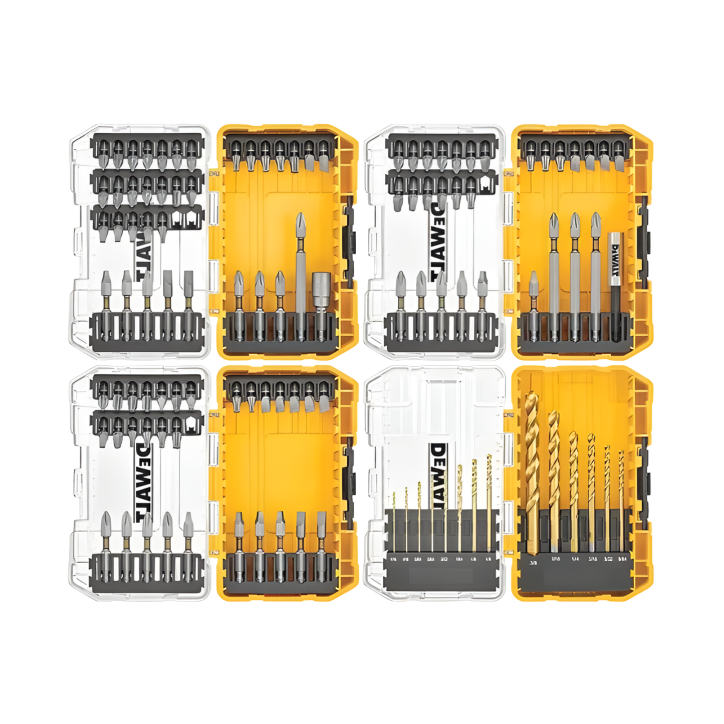 DEWALT TOUGH GRIP SCREWDRIVER BIT SET (110-PIECE DRILL/DRIVER BIT) (DWA110SET)