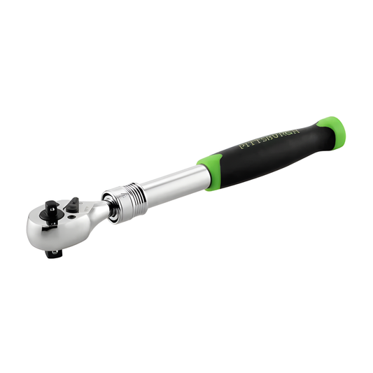 PITTSBURGH ¼ IN. AND 3/8 IN. DUAL-DRIVE EXTENDABLE RATCHET