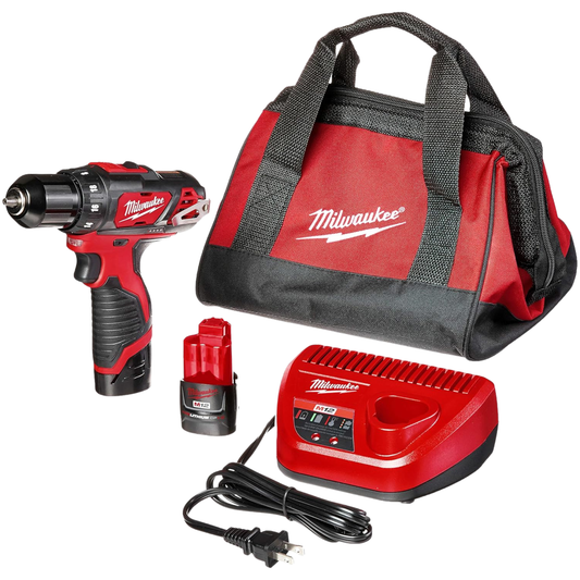 MILWAUKEE M12 3/8" DRILL/DRIVER KIT (2407-22)