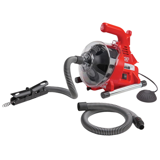 RIDGID POWERCLEAR - DRAIN CLEANING MACHINE KIT FOR TUBS, SHOWERS, AND SINKS