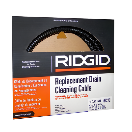 RIDGID C-8 SECTIONAL CABLES 5/8 INCH FOR K-60SP AND K-50 MACHINES