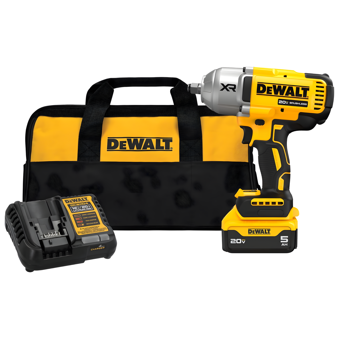 PISTOLA DE IMPACTO INALAMBRICO DEWALT 20V MAX* XR® (DCF900P1) 1/2”