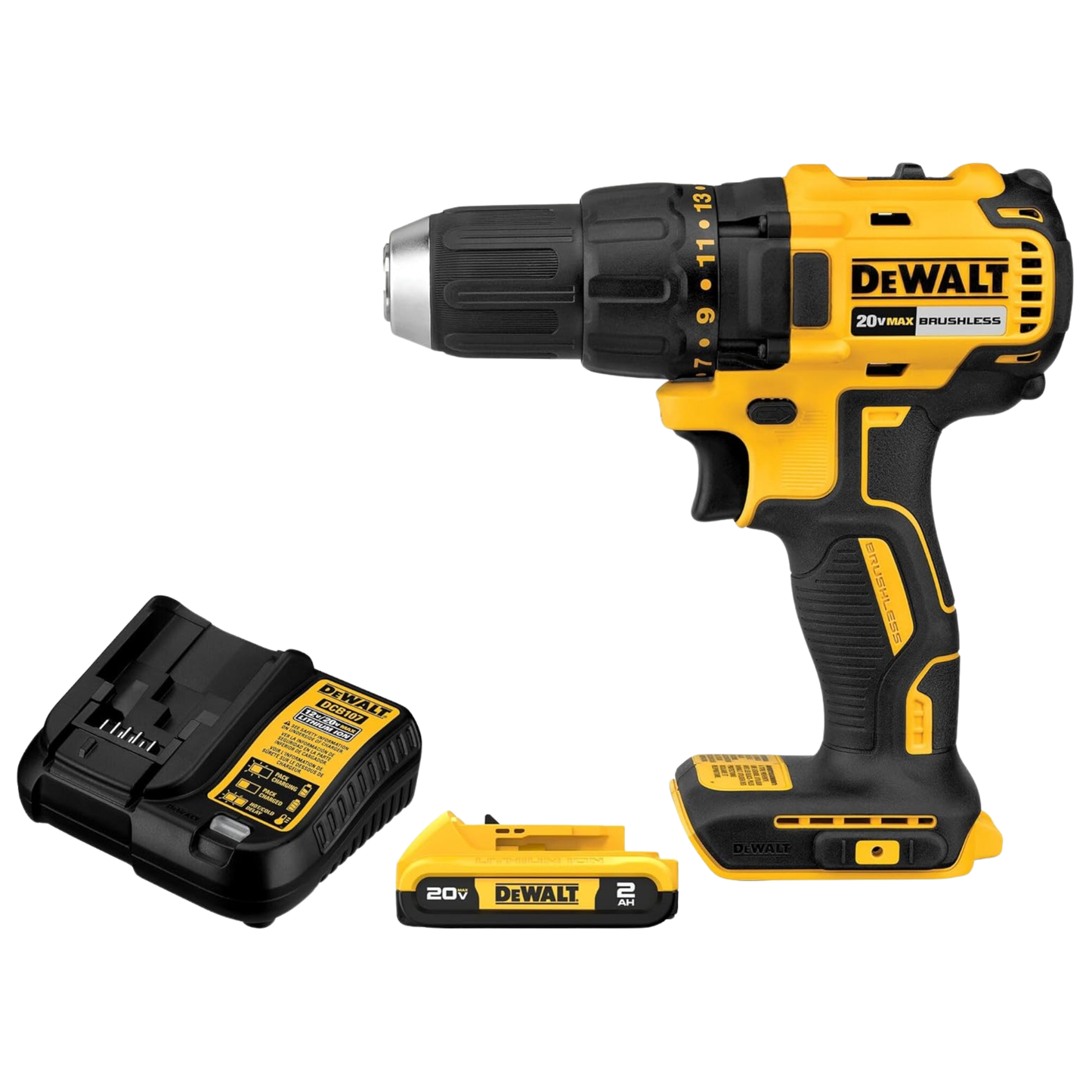 DEWALT 20V MAX Cordless Drill, 1/2-Inch (DCD777D1)