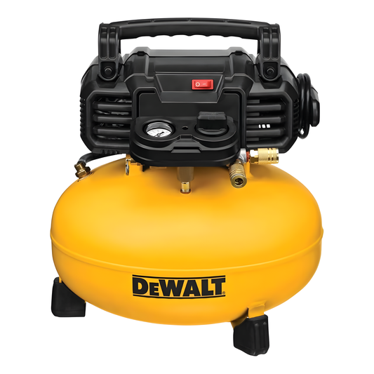 DEWALT ELECTRIC AIR COMPRESSOR, 6 GALLON, 1.5 HP, 2.6 CFM