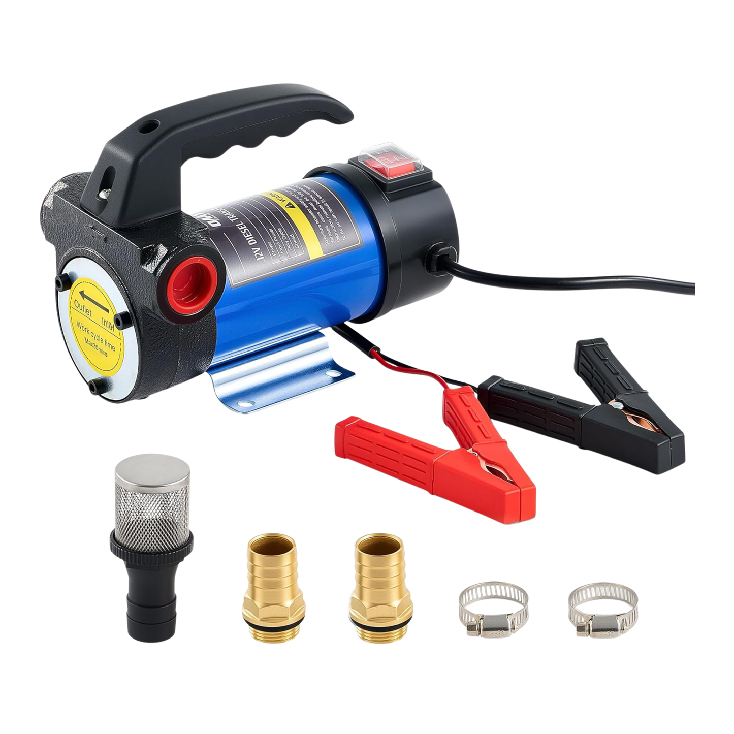 ORION MOTOR TECH DIESEL TRANSFER PUMP, 12 VOLT FUEL PUMP