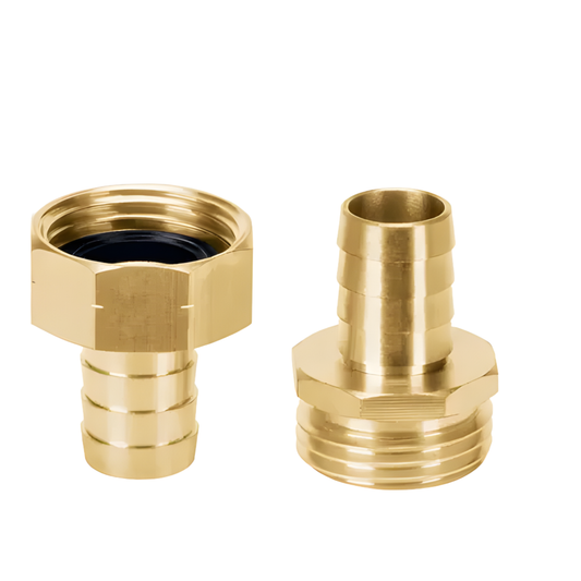 TRUPER FEMALE – MALE 5/8” GARDEN HOSE CONNECTOR SET