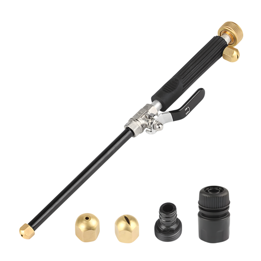 HIGH-PRESSURE HOSE NOZZLE FOR GARDEN HOSE, HIGH-PRESSURE WASHER SPRAY GUN HYDRO JET