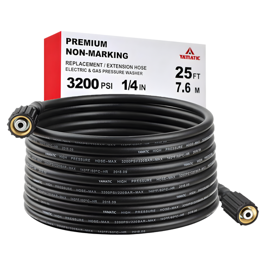 YAMATIC 25 FT X 1/4 IN HOSE, 3200 PSI