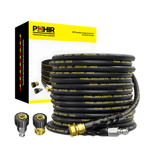 HOSE R2, DOUBLE MESH 50 FEET X 1/4" POHIR, 4200 PSI