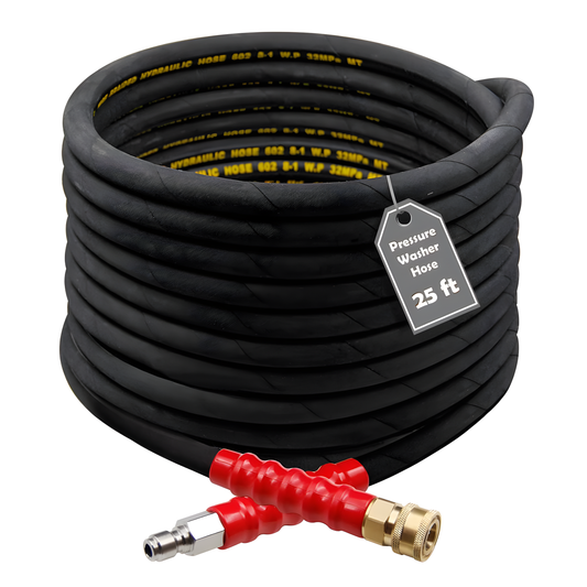 HOSE R2, DOUBLE BRAID 25 FEET X 3/8 INCHES TWINKLE STAR, 4000 PSI