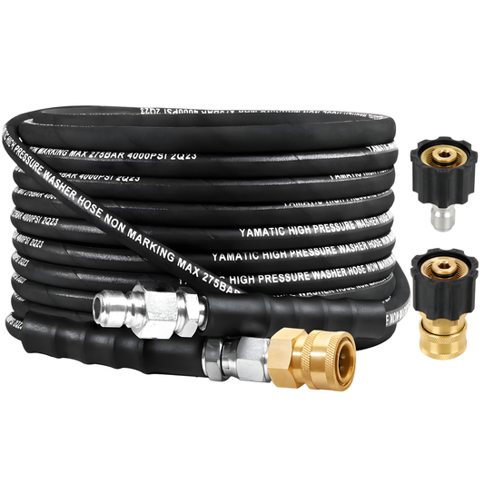 HOSE R2, DOUBLE BRAID 25 FEET X 1/4 INCHES YAMATIC, 4000 PSI